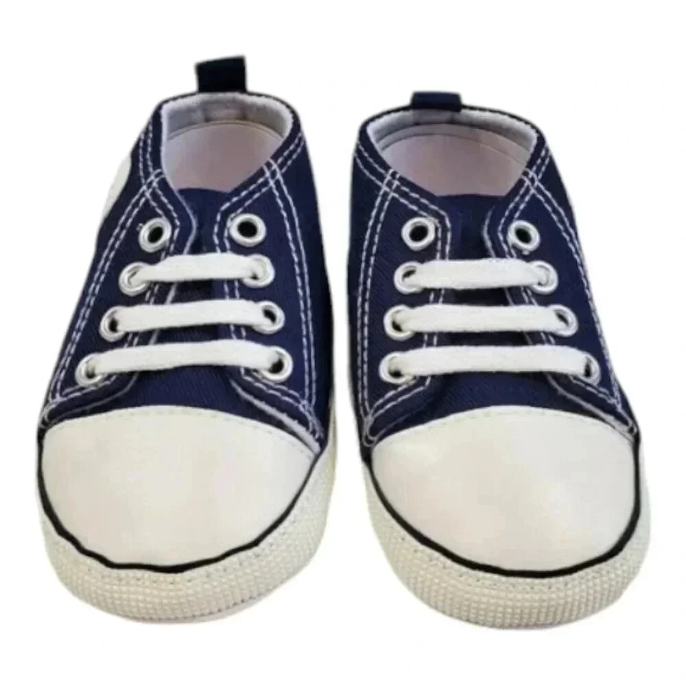 Infant size 6 Navy Blue Soft Sole Baby Shoes baby sneakers for girl and boy